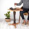 Luxury Wood Chess Table