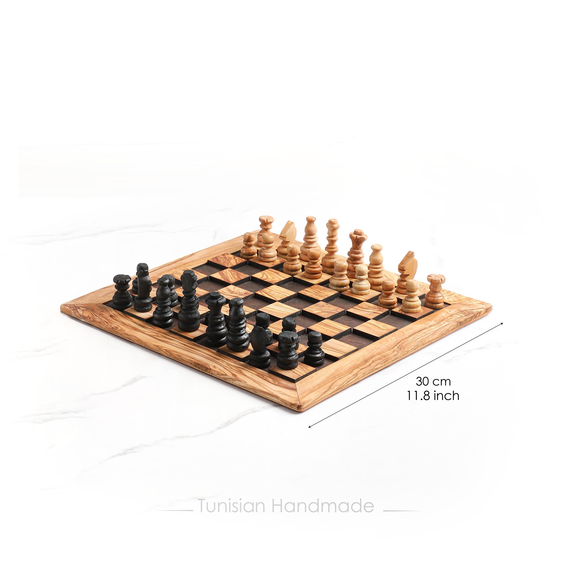 Wooden Chess Sets for Sale  Rustic Rough Edges Chess Pieces